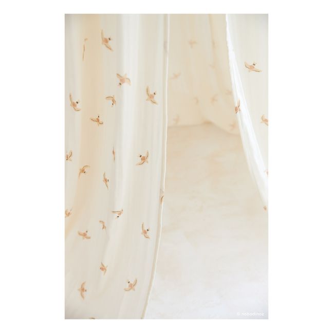Ciel de lit en coton bio Amour