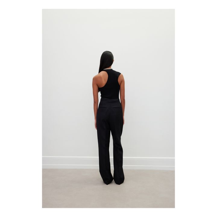 Pantalones de pinzas Siona | Negro- Imagen del producto n°3