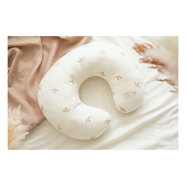 Sunrise nursing pillow in organic cotton Nude