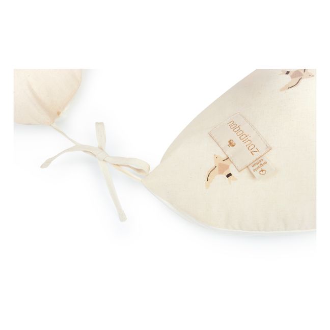 Coussin d'allaitement Luna en coton bio | Nude