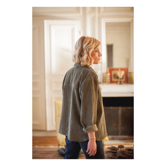 Amanda Corduroy Shirt - Women’s Collection  | Khaki