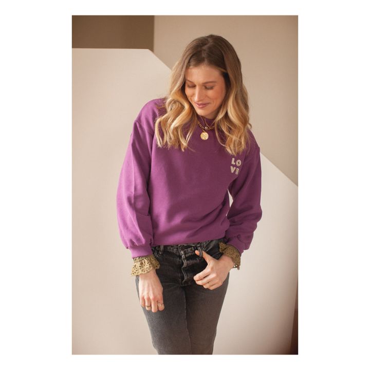 Marine Sweatshirt - Women’s Collection - Violett- Produktbild Nr. 3