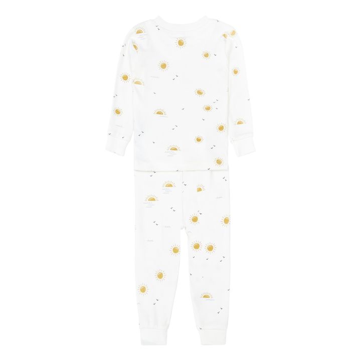 Sun Pyjama Top and Bottom Set White- Product image n°1