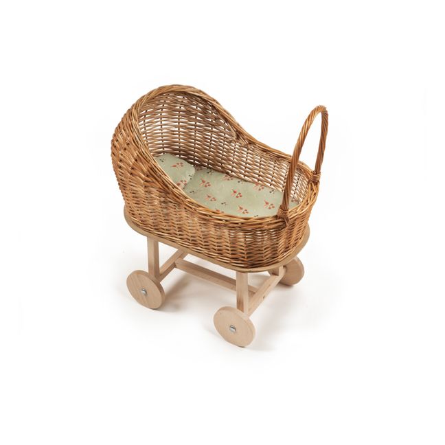 Wood and Wicker Doll Pram - Elliot x Smallable