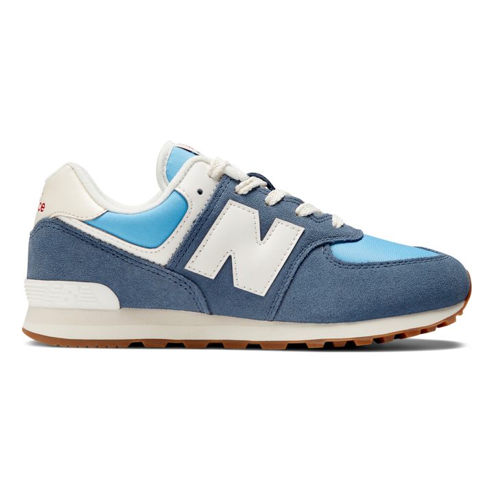 574 Retro Bright Lace-Up Sneakers | Blue- Product image n°0