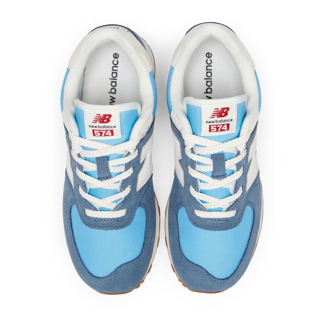 574 Retro Bright Lace-Up Sneakers Blu