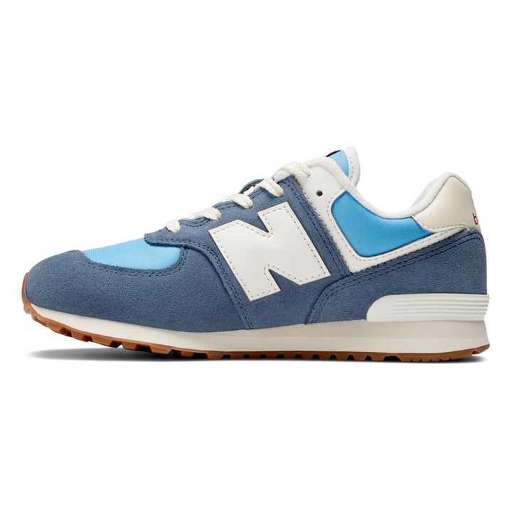 574 Retro Bright Lace-Up Sneakers | Blue- Product image n°4