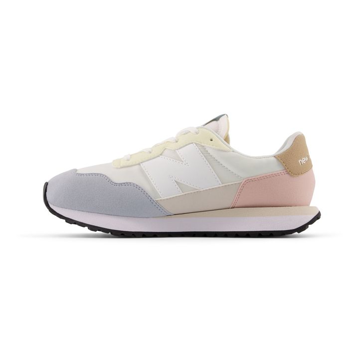 237 Patchwork Lace-Up Sneakers | Beige- Product image n°3