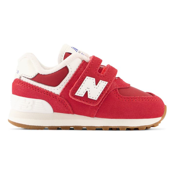 574 Retro Bright Velcro Sneakers | Red- Product image n°0