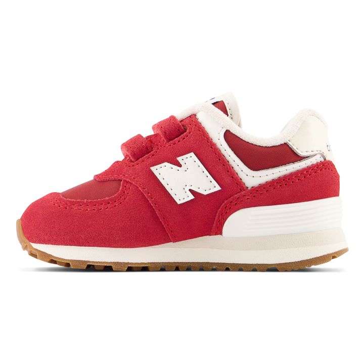 574 Retro Bright Velcro Sneakers | Red- Product image n°3