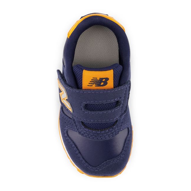 373 Closed Vamp Velcro Sneakers | Navy blue