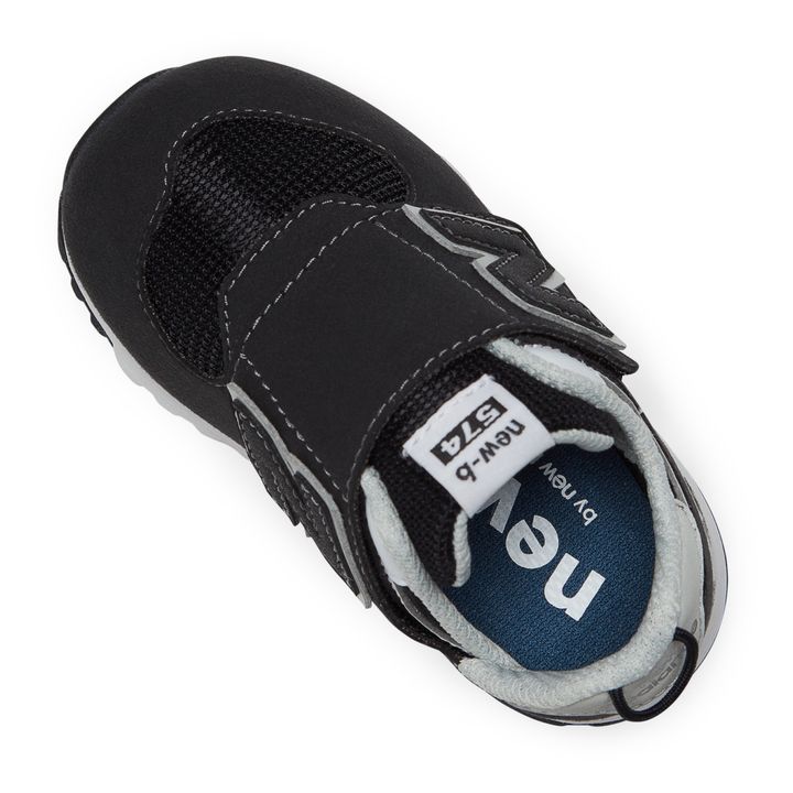 574 New-B Velcro Sneakers | Negro- Imagen del producto n°2