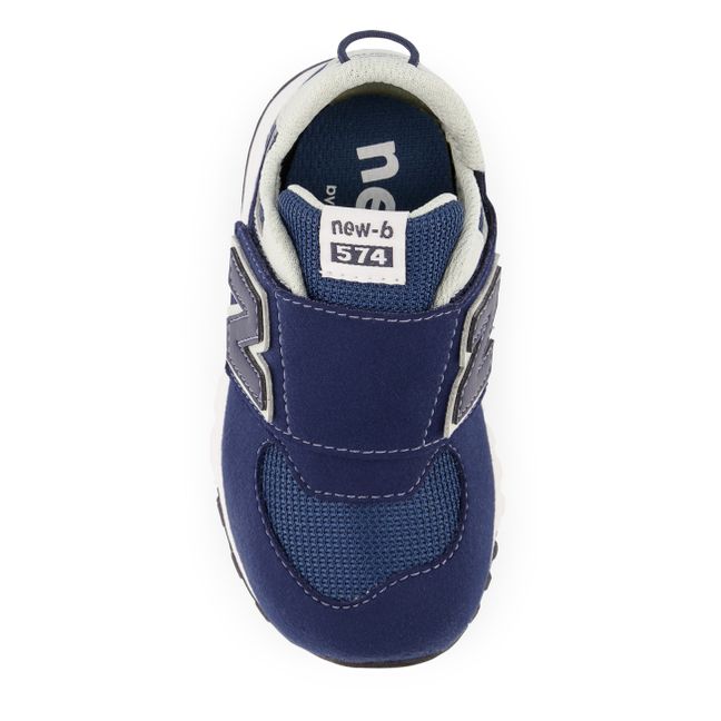 574 New-B Velcro Sneakers Blu marino