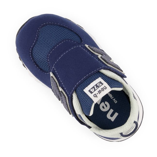 574 New-B Velcro Sneakers | Blu marino