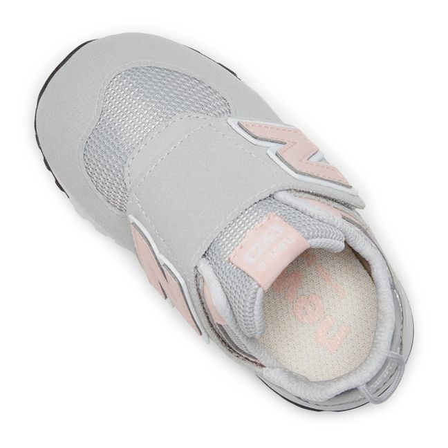 574 New-B Velcro Sneakers Grigio