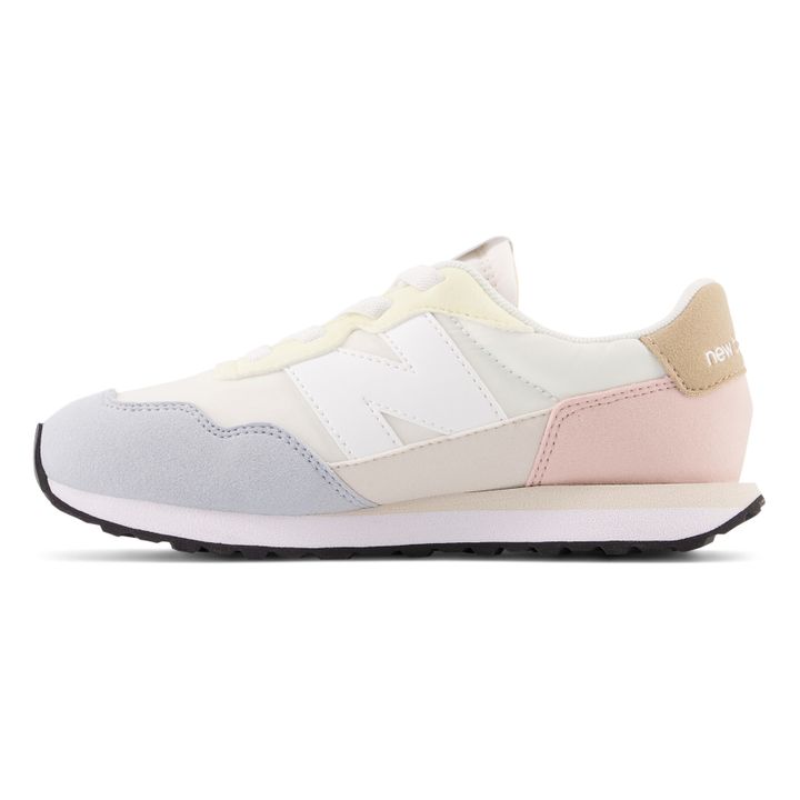 237 Patchwork Lace-Up Elastic Sneakers | Pink- Product image n°3