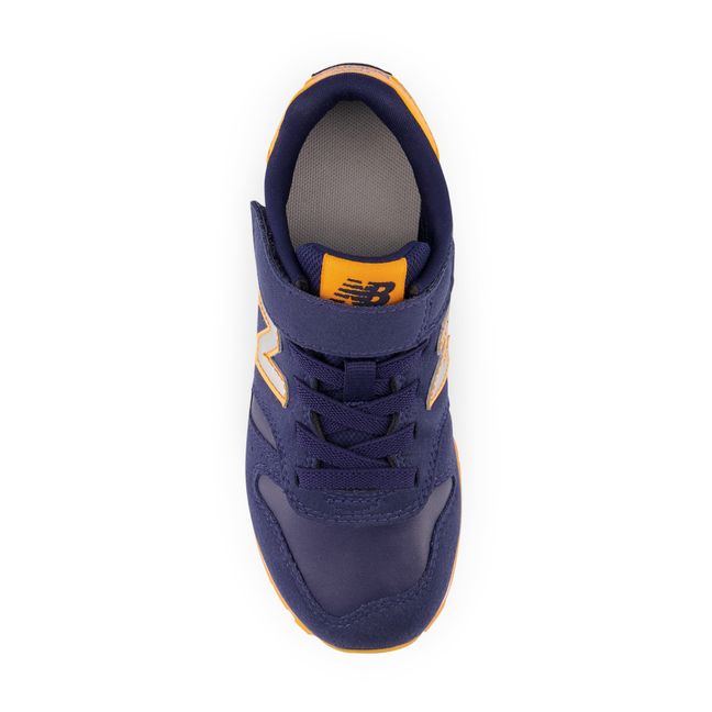 373 Closed Vamp Velcro Lace-Up Sneakers | Navy