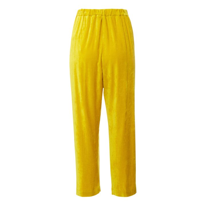 Flowy Corduroy Trousers Gelb- Produktbild Nr. 4