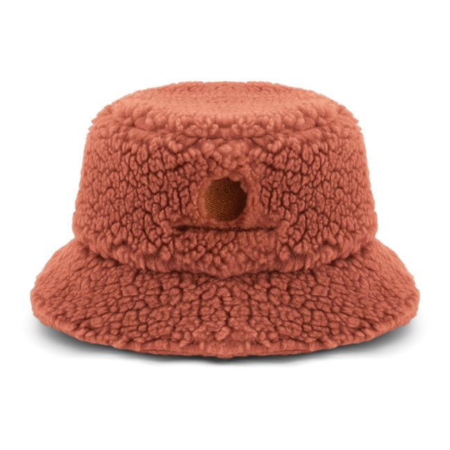 Junior Recycled Polyester Faux Fur Bucket Hat Rosa