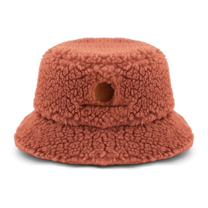 Junior Recycled Polyester Faux Fur Bucket Hat Pink- Product image n°0