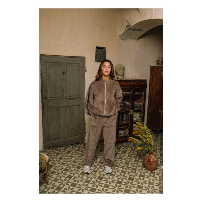 Pantalon Velours Coton Bio Olive | Taupe