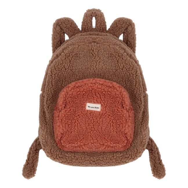 Ella Faux Fur Backpack | Brown