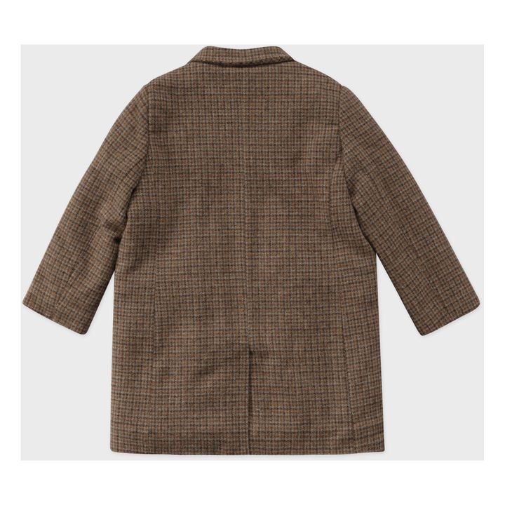 Linden Checked Woollen Dress | Schokoladenbraun- Produktbild Nr. 6