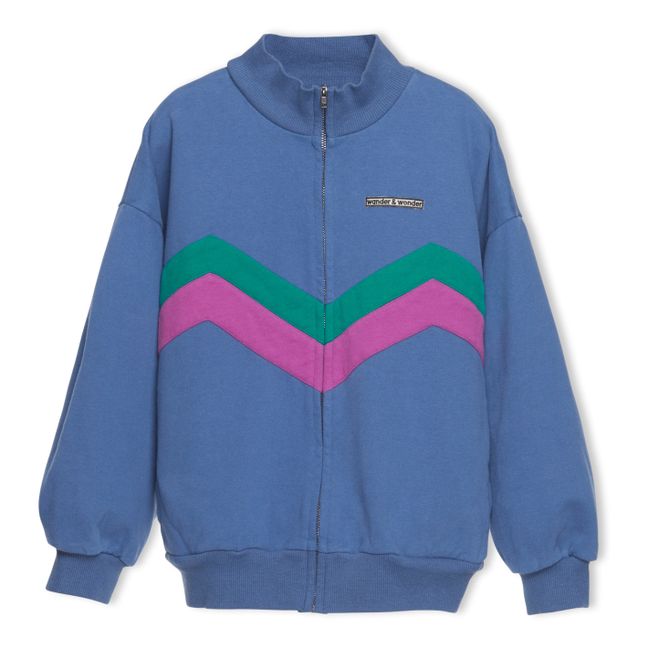 Zip-Up Sweatshirt | Blue