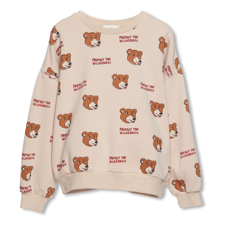Bear Sweatshirt | Beige- Produktbild Nr. 0