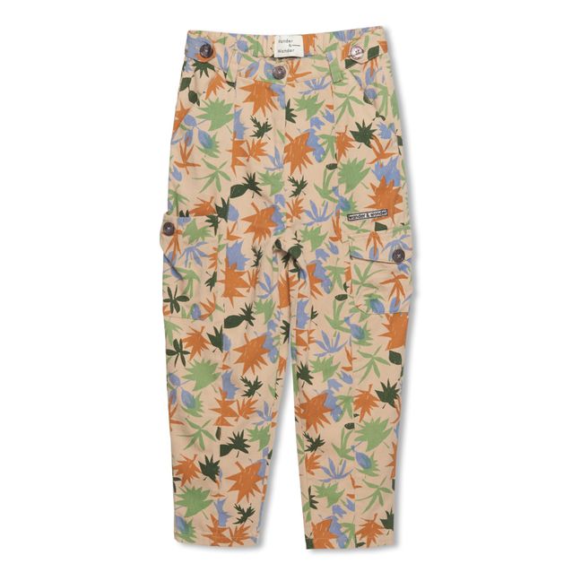 Leaf Cargo Trousers | Beige