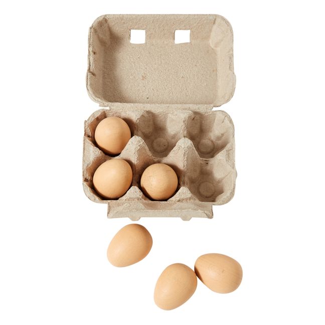 Caja de 6 huevos marrones