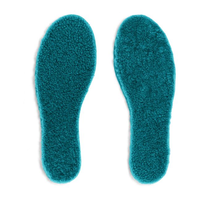 Merino Wool Shearling Insoles | Forest Green