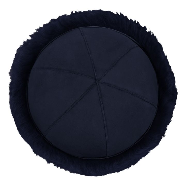 Béarn Shearling Beanie - Adult Collection  | Navy blue- Product image n°2