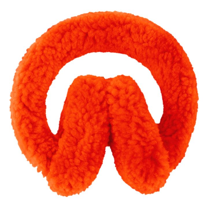 Merino Wool Shearling Ear Muffs - Adult Collection  | Orange- Product image n°2