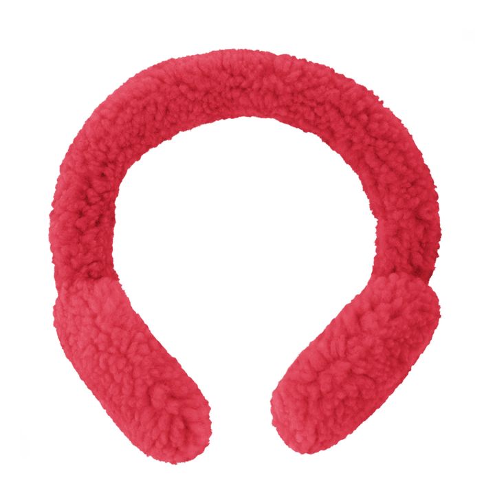 Merino Wool Shearling Ear Muffs - Adult Collection  | Rosa- Immagine del prodotto n°0