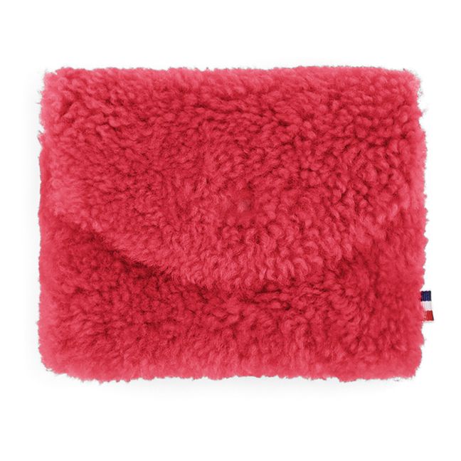 Merino Wool Shearling Wallet - Adult Collection - Pink