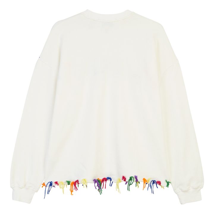 Sydney Embroidered Sweatshirt | White- Product image n°5
