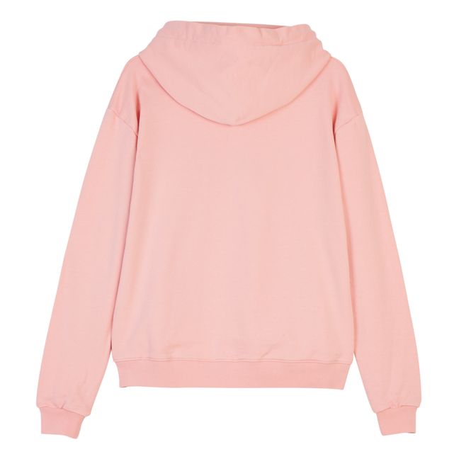 Salar de Uyuni Embroidered Organic Cotton Sweatshirt | Pink