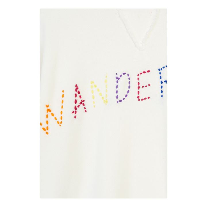 Sydney Embroidered Sweatshirt | White- Product image n°4