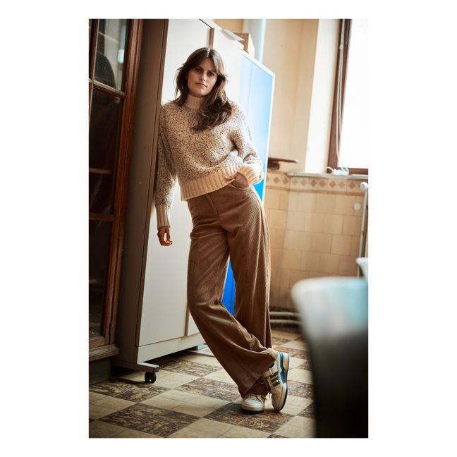Monza Alpaca Wool Jumper | Crudo