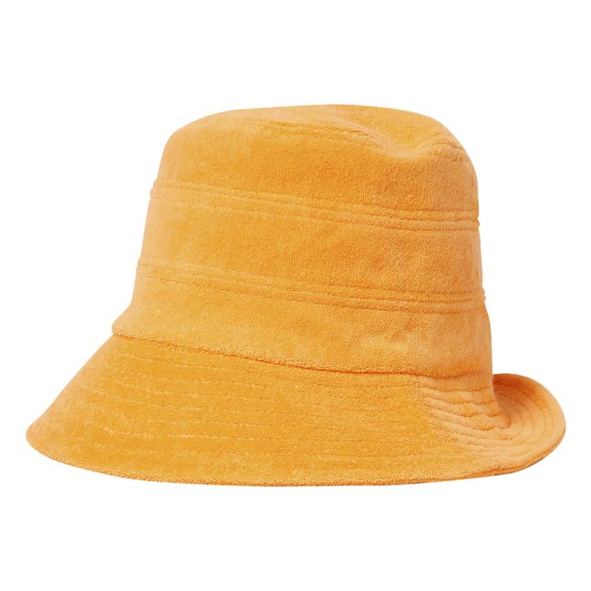 Terry Cloth Bucket Hat | Orange