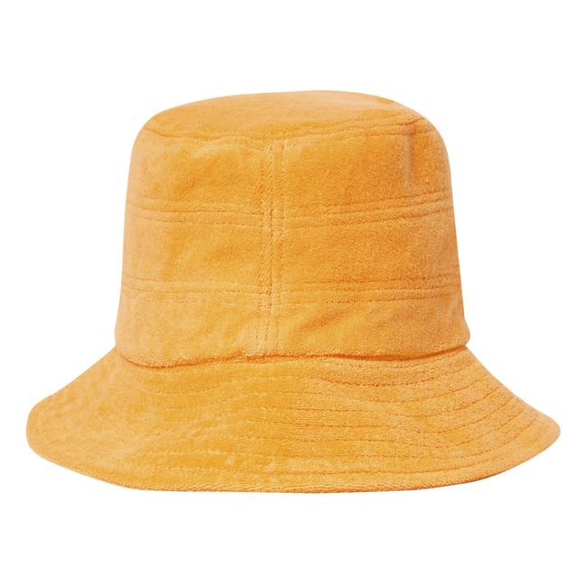 Terry Cloth Bucket Hat Orange