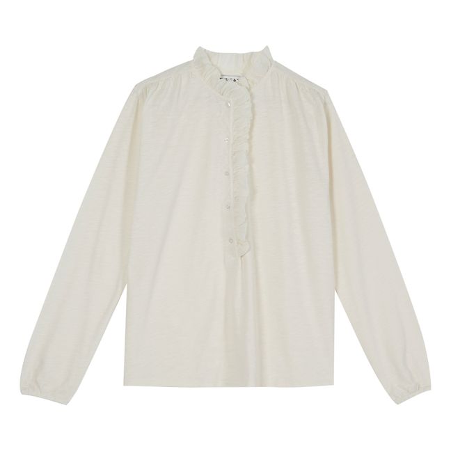 Organic Cotton Button-Up T-shirt - Women’s Collection  | Crudo
