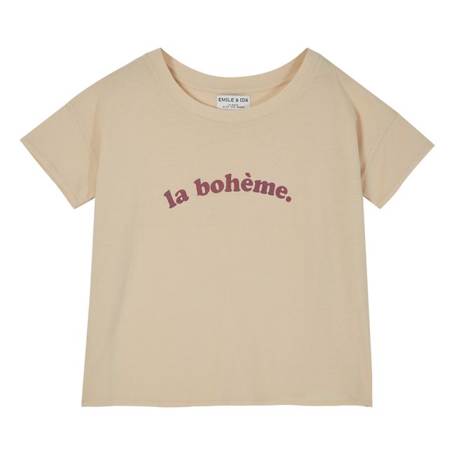 Bohème Organic Cotton T-shirt - Women’s Collection - Ecru