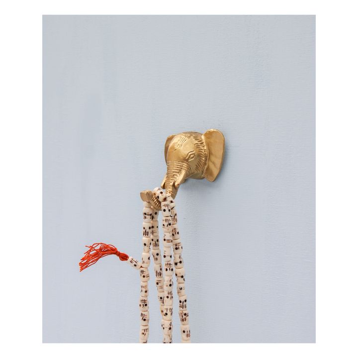 Billy Elephant Brass Coat Hook Gold- Product image n°1
