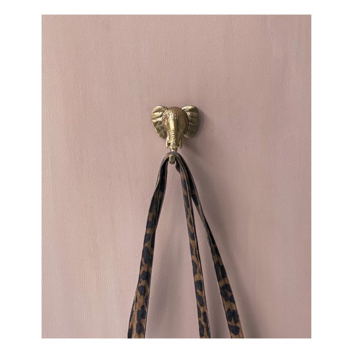 Billy Elephant Brass Coat Hook Gold- Product image n°3