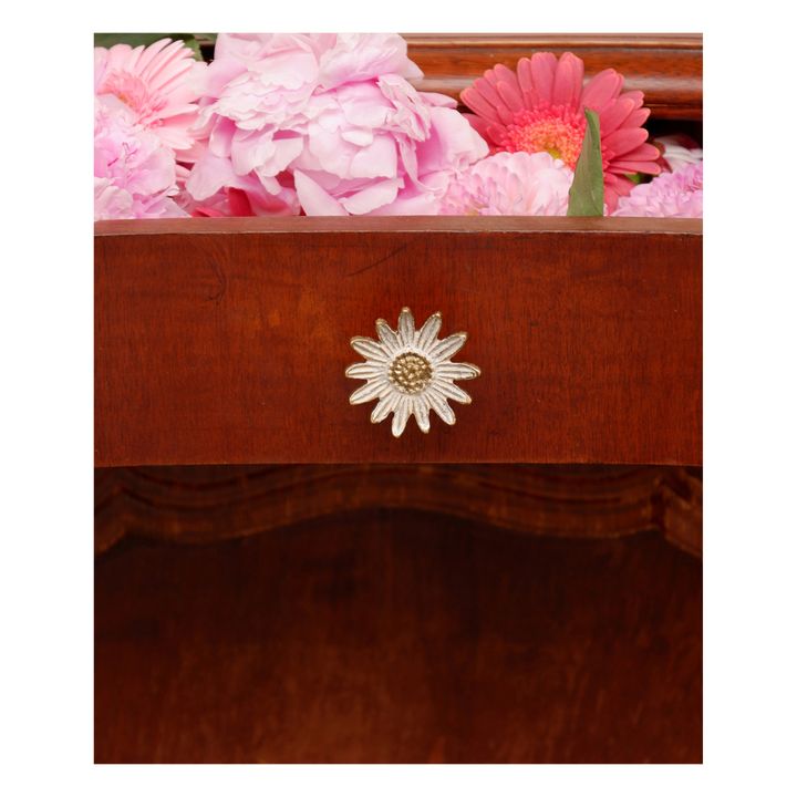 Dotty Daisy Brass Handle White- Product image n°5