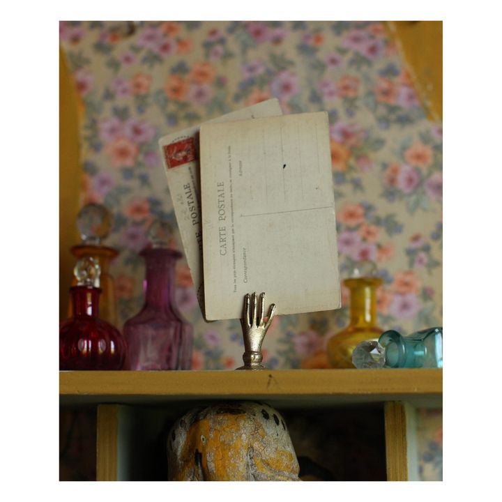 Porte-carte en laiton mat Jana Hand | Gold- Image produit n°6