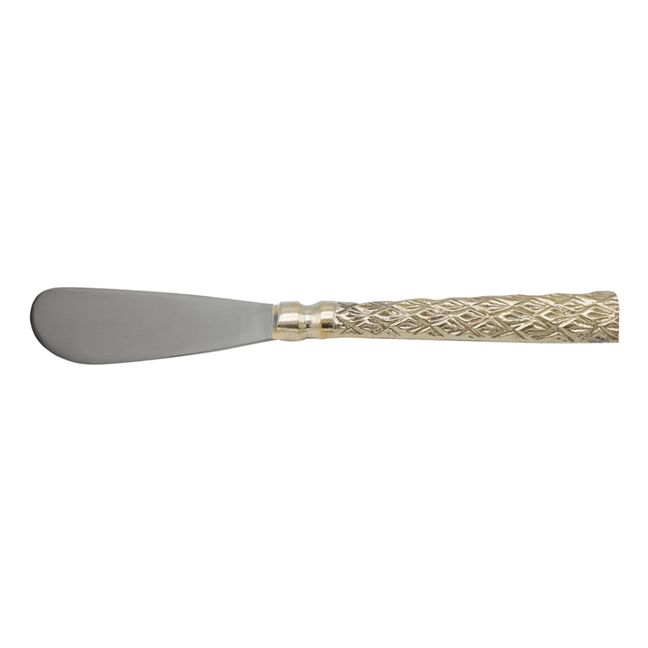 Couteau à beurre en laiton mat Chameli | Gold