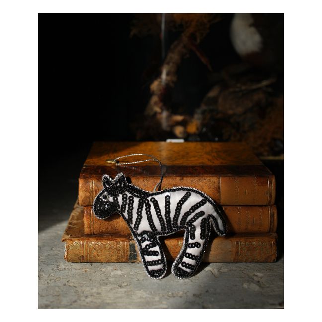 Silly Zebra Decoration | Weiß
